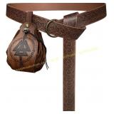 HiiFeuer Embossed Belt & Drawstring Pouch