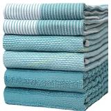 Premium Kitchen Towels (20x28?) 6-Pk Aqua
