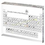 Acrylic Periodic Table with Real Elements