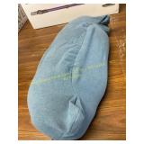 Blue neck pillow