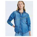 Free Assembly Denim Button Up Shirt