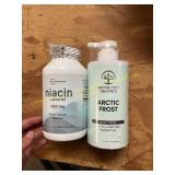 Niacin Vitamin B3 500 mg & Motor City Body Wash