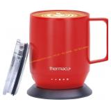 THERMACUP Self-Heating Mug, 12oz, Red