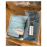 Silk eye cover & black XL compression socks