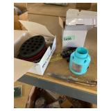 Sponge set and electric air pump