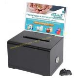 MCB Acrylic Donation Ballot Box with Lock