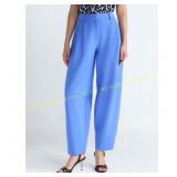 Devil Wears Prada Pleated Trousers 30" inseam Red