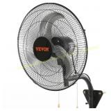VEVOR Wall Fan 18-in Oscillating Indoor Black