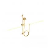 Elate 3-Spray Wall Mount Shower Brushed Brass