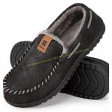 HomeTop Men s Moccasin Slippers