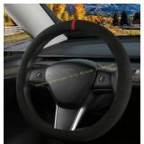 Tesla Model 3/Y Suede Wheel Cover, 14-14.25 in