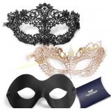 Masquerade Mask for Couples - 3 Pack
