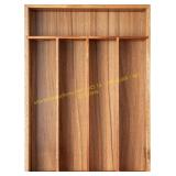 Besilord Silverware Organizer, Acacia, 5-slot