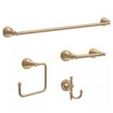 Mylan 4-Piece Bath Hardware Set   Champagne Br