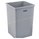 Global Industrial Square Plastic Can, Gray