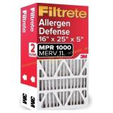 Filtrete 16x25x5 MERV 11 Air Filter 2-Pack