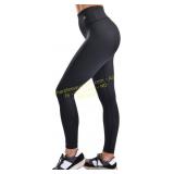CompressionZ High-Waisted Leggings Black XL