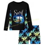 Boys Two-Piece Rash Guard Swim Set 4-12