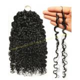 BEEOS Burmese Curly Crochet Hair 16" Black