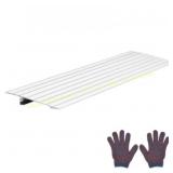 Door Threshold Ramp 1 in Rise Aluminum 800 lb