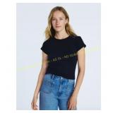 Free Assembly Pointelle Mini Tee Sz XL