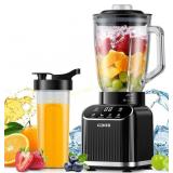 GDOR Pro Blender: 1200W, 52oz Jar, 24oz To-Go