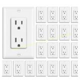 BESTTEN - 15A Decorator Outlet, White