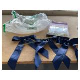 Clear edging strip,3pk blue bows,lash cluster kit