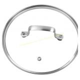 9" Glass Pan Lid, 4mm, Vent, Oven 480