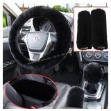 Pinbola 6pc Faux Wool Wheel Cover & Pads