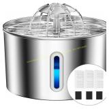 Cat Water Fountain Stainless Steel 74oz/2.2L