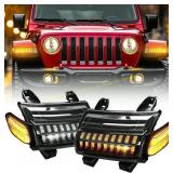 Smoke Lens LED Fender Kit for JL/JT 18-23