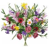 GTIDEA 3 Bundles Artificial Flowers