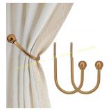 ARONRX Antique Gold Curtain Holdbacks 2 PCS