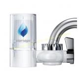 Vortopt Faucet Water Filter, NSF, 400gal White