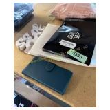 Wallet phone case and wood letters
