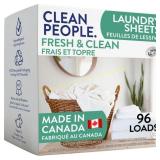Clean People Detergent Sheets - 96 Pack