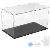 M METERXITY 1-Pack Acrylic Display Case, 13.8"