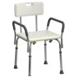 Medline Shower Chair, 350 lb, Adjustable