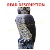 Rotating Head Owl Decoy 18" 360  Spin