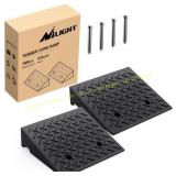 Nilight Rubber Curb Ramps, 4.3" Rise, 7000lb