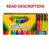 Crayola 64ct Sidewalk Chalk