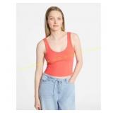 No Boundaries Cropped V-Neck Tank Top size S