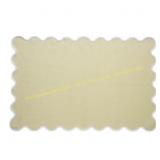 My Texas House Yellow Scallop Rug, 38" x 58"