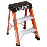 LITE 2-Foot Fiberglass Step Stool, 300 lb