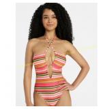 No Boundaries Keyhole Halter Swimsuit size XL