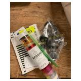 washi tape, whiteboard markers & small containers