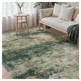 BEIMO Area Rug 8x10, Green/Brown