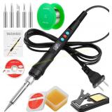 Soldering Iron Kit 100W LED Digital, 11-in-1