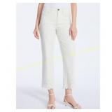 Free Assembly Embroidered Cropped Jeans size 12